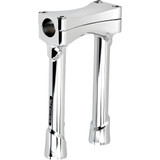 Biltwell OS Murdock Straight Risers 8" - Chrome