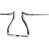 LA Choppers 12" Hammerhead Handlebars for 2015-2023 Harley Road Glide - Chrome