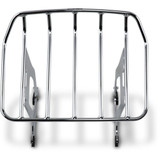 Cobra Big Ass Detachable Chrome Solo Luggage Rack for 2009-2020 Harley Touring - Chrome