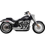 Vance & Hines Shortshots Staggered Exhaust for 2018-2022 Harley Softail FXBR/FLFB - Chrome