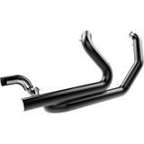 Khrome Werks 2-2 Crossover Exhaust Headers with Heat Shields for 2009-2016 Harley Touring - Black