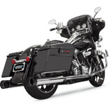Bassani 4" DNT Straight Can Mufflers with Acoustically Tuned Baffle for 1995-2016 Harley Bagger