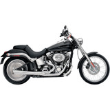 Supertrapp 2-1 Supermeg Exhaust for 2007-2011 Harley Softail FXS/FLS - Chrome