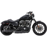 Cobra 3" Slip-On Mufflers with Race-Pro Tips for 2014-2022 Harley Sportster - Black
