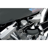 Drag Specialties Smooth Chrome CV Carb Top Cover for Big Twin & XL Models