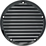 Joker Machine Finned Derby Cover for 1999-2018 Harley Big Twin - Black