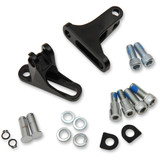 Drag Specialties Short Passenger Foot Peg Mount Kit for 1993-2023 Harley Touring - Black