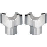 Wild 1 Chubby's 1.5" Straight Handlebar Risers - Chrome