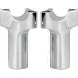 Wild 1 Chubby's 3.5" Straight Handlebar Risers - Chrome