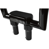 LA Choppers 4" Hefty 1-1/4" Handlebar Riser/Top Clamp Kit - Gloss Black