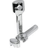 LA Choppers 6" Smooth 1" Handlebar Riser/Top Clamp Kit - Chrome