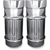 Covingtons Dimpled Fork Bellows Slider Covers for 2014-2015 Harley Touring