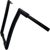 Fat Baggers 1-1/2" Flat Top EZ Install 16" Handlebars for 2008-2013 Harley FLHR/FLTR - Black