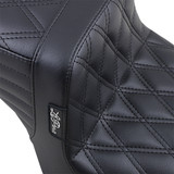 LePera Tailwhip Seat for 2010-2022 Harley Sportster XL - Double Diamond