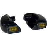 Custom Dynamics Probeam LED Front Turn Signals for Harley Road Glide - Gloss Black