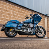 Bassani Road Rage II Mid-Length Exhaust for 2017-2023 Harley Touring - Chrome
