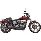 Bassani Ripper Road Rage Exhaust for 1991-2005 Harley Dyna - Black