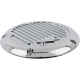 Thrashin Supply Finned 5-Hole Derby Cover for Harley M8 Touring - Chrome