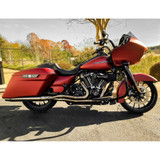 Sawicki 2-1 Full Length Cannon Exhaust for 2017-2023 Harley Touring - Brushed