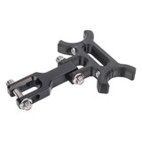 Thrashin Supply Holeshot Riser Gauge Relocation Bracket - Black