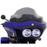 Klock Werks 12" Flare Windshield for 1996-2013 Harley Road Glide - Dark Smoke