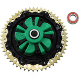 Alloy Art Cush Drive Chain Sprocket for 2009-2022 Harley Touring - Black Carrier