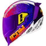 Icon Airflite Quarterflash Purple Helmet