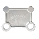 Hofmann Designs Billet Pull Back Plate for Harley Batwing - Raw