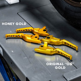 Boosted Brad Destroyer Shorty Brake & Clutch Lever Set for 2015-2022 Harley Softail - Honey Gold 