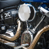 Feuling BA Air Cleaner Kit for 2017-2022 Harley M8 - Solid Chrome Cover