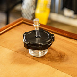 Hofmann Designs Vented Moto X Gas Cap for Harley - Black