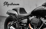 Whiplash Black Double Diamond Slipstream Seat for 2008-2023 Harley Touring