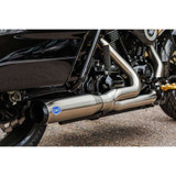 S&S Qualifier 2-1 49 State Exhaust for 2017-2024 Harley Touring - Stainless
