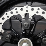 Arlen Ness Titanium Floating Front Brake Rotor Bolts for Harley Touring - Black