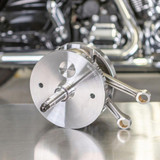 S&S 4-3/8" Stroke Flywheel with Tapered Rods and Balancer Gear for Harley M8