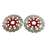 Galfer Custom Wave FRONT Brake Rotor Set 11.8" Red/Orange for Harley Models - Open Box