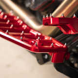 Thrashin Supply Aggressor Floorboards for Harley Bagger - Red