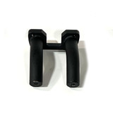 Bung King 6" One Piece Wrinkle Black Lower Handlebar Riser w/ 2" Pullback for 2025 Harley Street Bob - Open Box