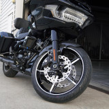 Arlen Ness 21" x 3.50" Factory 24 Front Forged Wheel for Harley - Black