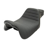 Slyfox Highnoon Tuck n Roll Seat for 2008-2023 Harley Touring - Black