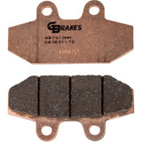 GBrakes HH Sintered Rear Brake Pads for 2018-2026 Harley Softail - Repl. OEM 41300197