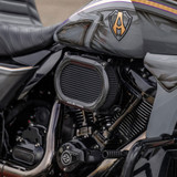 Arlen Ness Method Stage 2 Oval Air Cleaner for Harley - Carbon Fiber