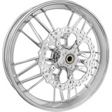 Arlen Ness Spider Front Brake Rotor for Harley with Arlen Ness Wheel Hub - Chrome