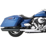 TAB Performance 4" B.A.M. Stick Slip-On Mufflers for 1995-2016 Harley Touring - Black