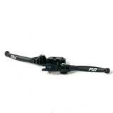 Flo Motorsports Black MX Style Adjustable Hand Levers for 1996-2017 Harley* - Open Box