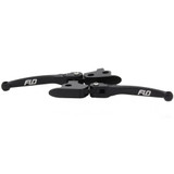 Flo Motorsports Black MX Style Adjustable Hand Levers for 1996-2017 Harley* - Open Box