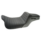 Slyfox Highnoon Tuck n Roll Seat for 2008-2023 Harley Touring - Black