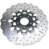 EBC 10-Button Floating Contour Stainless 11.5" Rear Rotor for 2000-2026 Harley - Black
