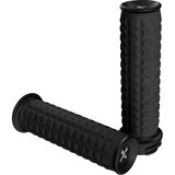 Burly Hawk Grips for 2008-2024 Harley Electronic Throttle - Black