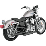 Vance & Hines 3" Round Twin Slash Slip-On Mufflers for 2004-2013 Harley Sportster